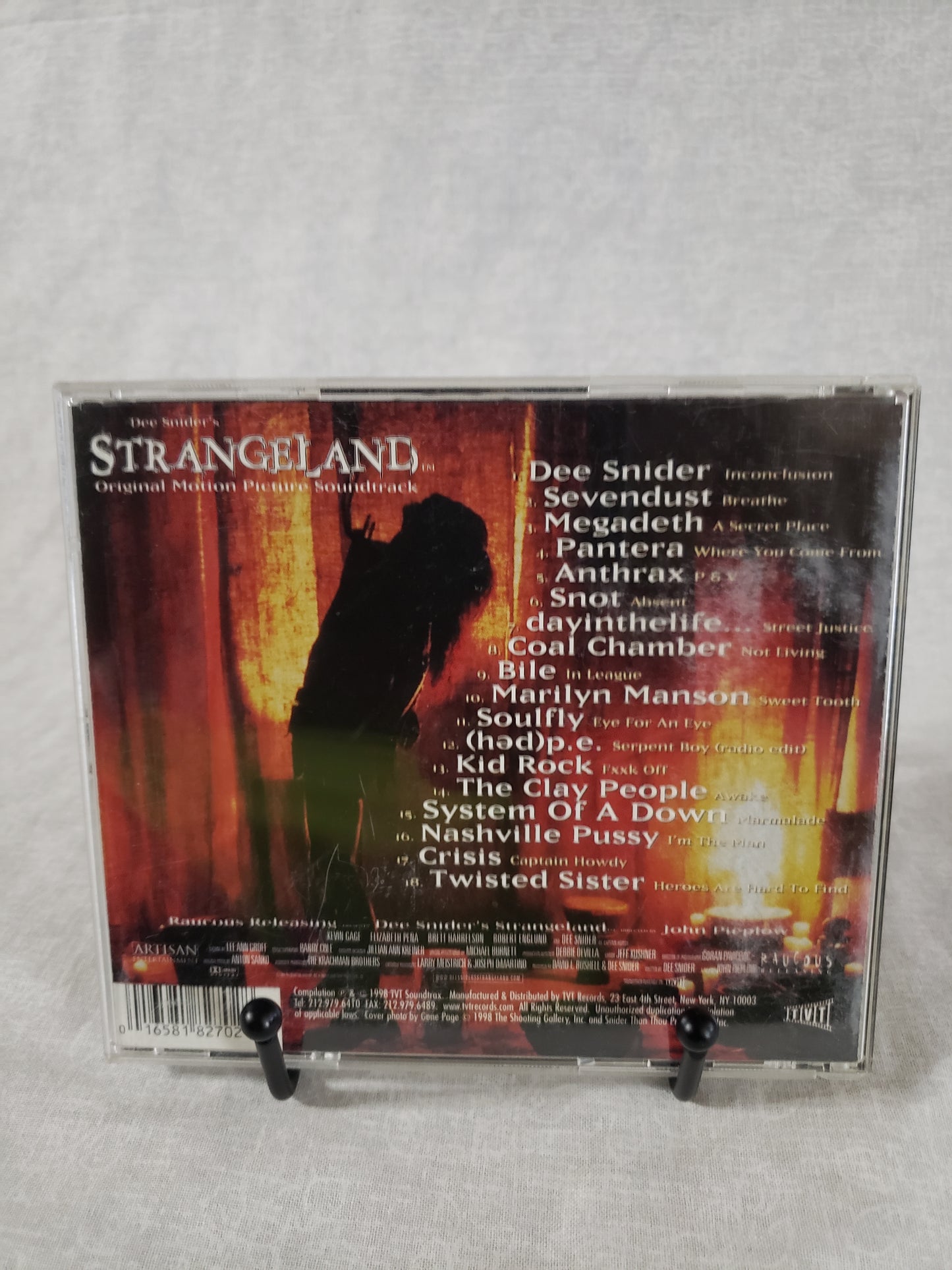 Stangeland CD Soundtrack- Megadeath System of a Down Snot Sevendust 1998 OOP