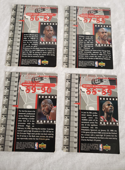 Michael Jordan 18 Card Lot Upper Deck MJ Timeframe Retirement Set 23 Bulls 1998