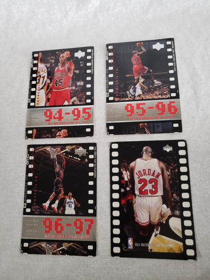 Michael Jordan 18 Card Lot Upper Deck MJ Timeframe Retirement Set 23 Bulls 1998