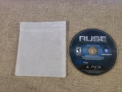 PS3 R.U.S.E. Game Disc and Case Ubisoft EyeToy Compatible RTS War Tested Works