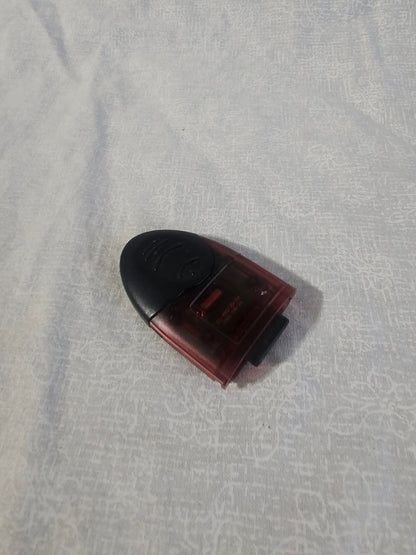 Original Microsoft XBOX Mad Catz Memory Card Unit 8MB Clear /Red Item # 4507