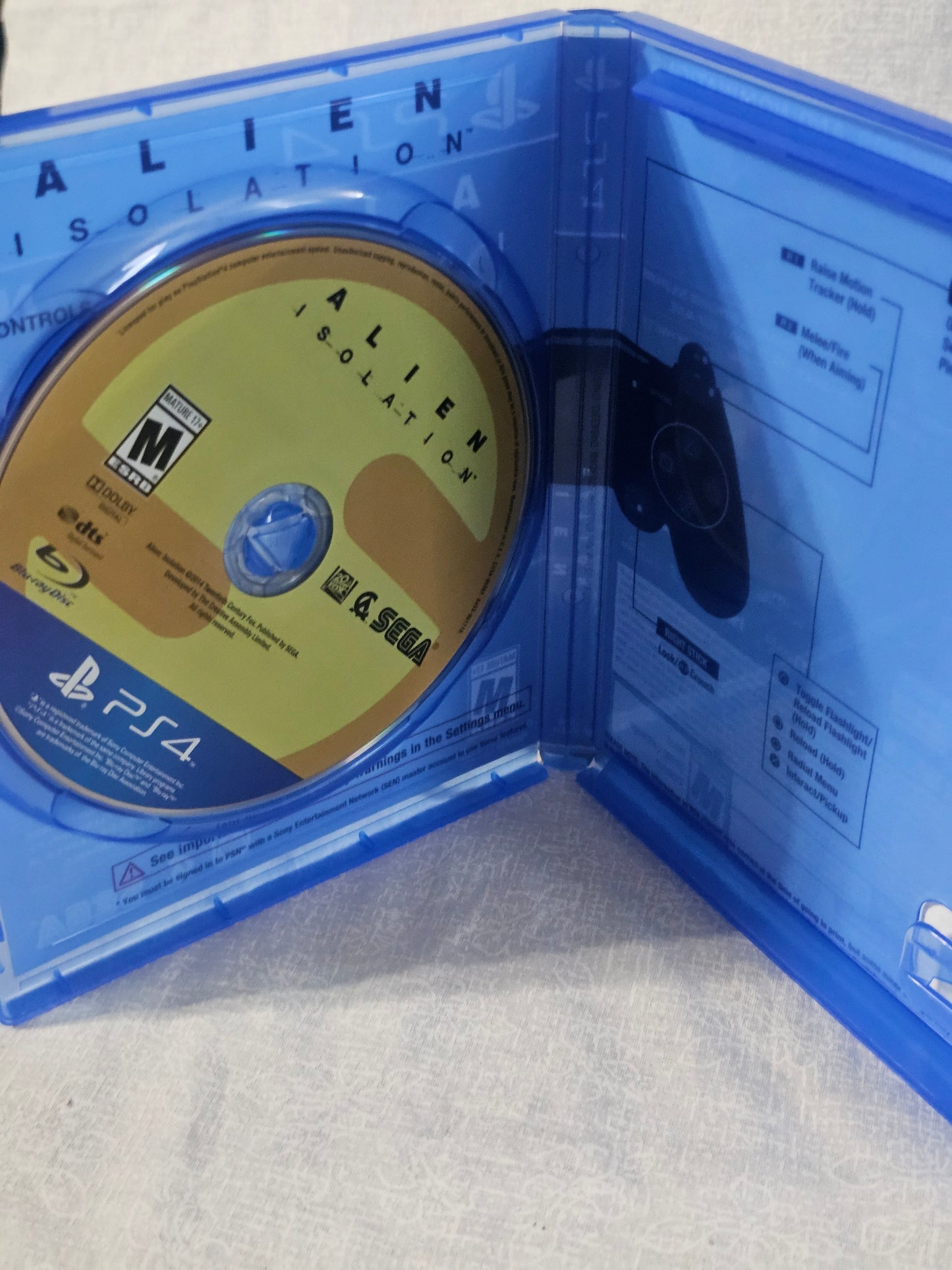 Alien: Isolation (Sony PlayStation 4, 2014) Near Mint Complete Region Free CIB