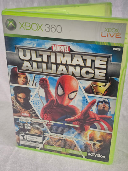 Marvel Ultimate Alliance & Forza 2 (Xbox 360) 2 Disc Set Complete Booklets CIB