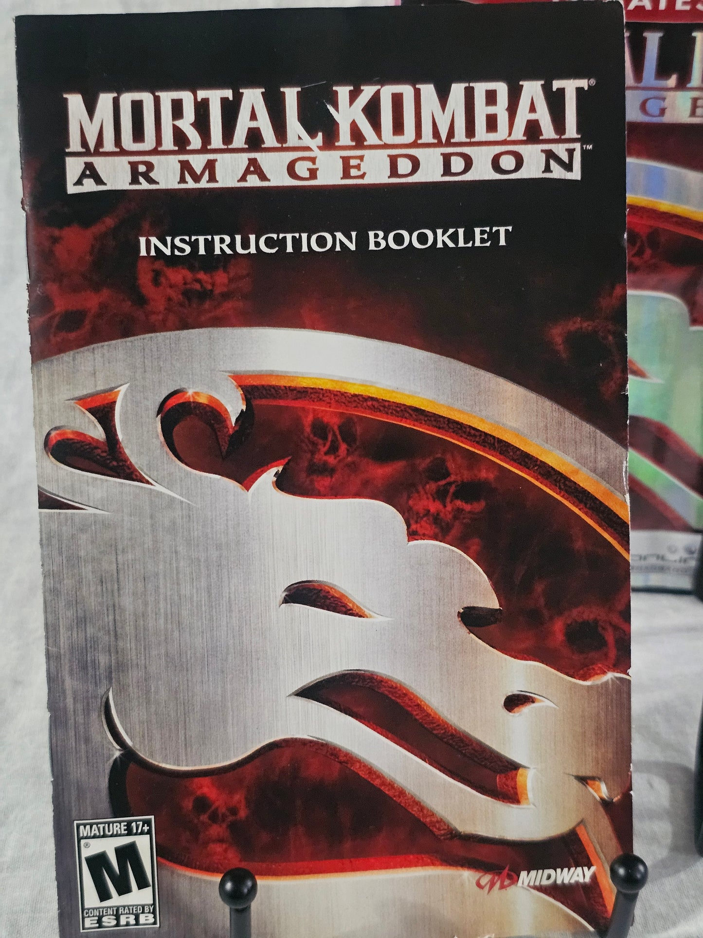 Mortal Kombat: Armageddon (Sony PlayStation 2, 2006) Complete Registration Card