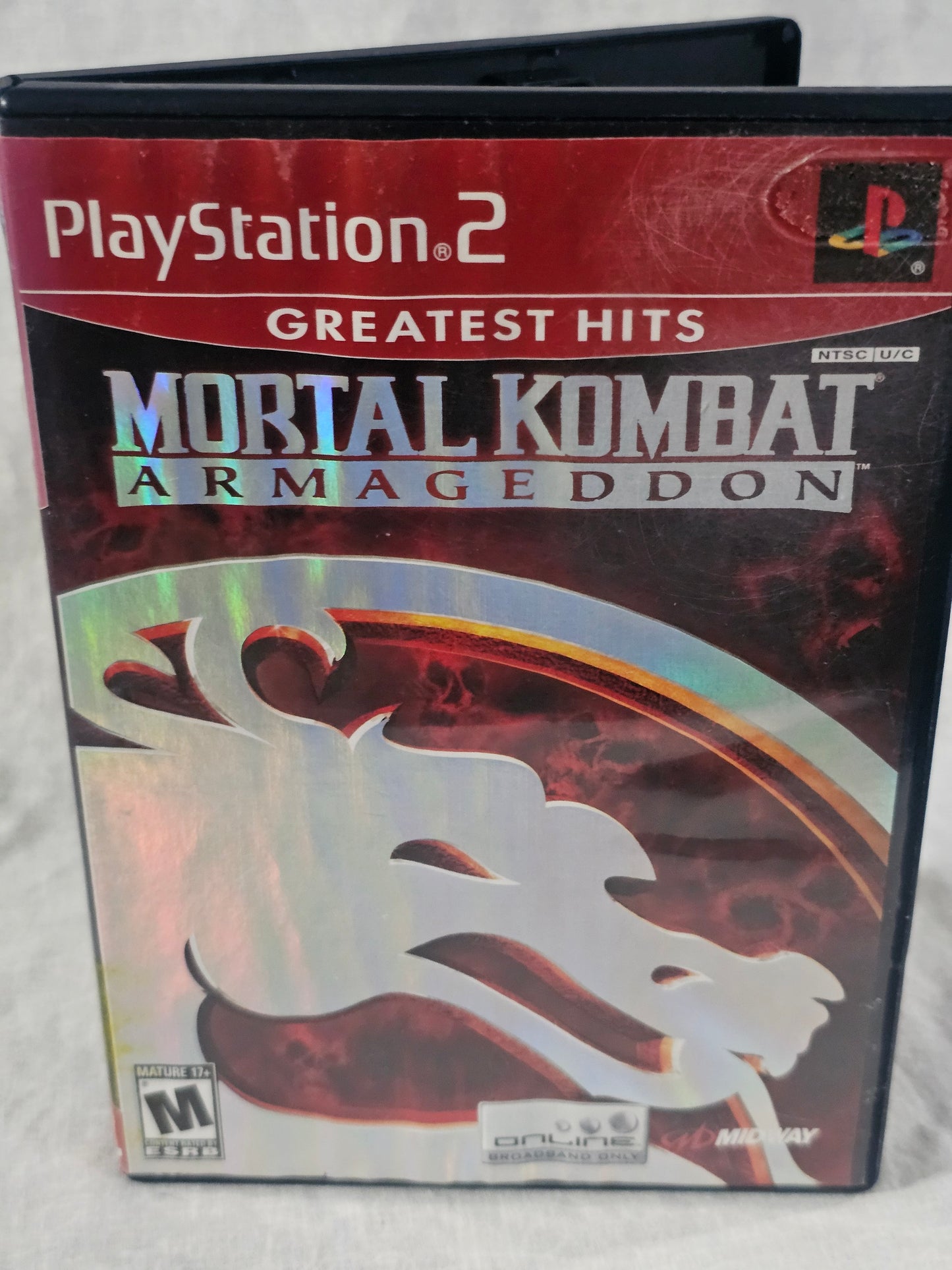 Mortal Kombat: Armageddon (Sony PlayStation 2, 2006) Complete Registration Card