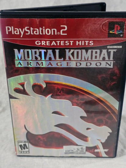 Mortal Kombat: Armageddon (Sony PlayStation 2, 2006) Complete Registration Card
