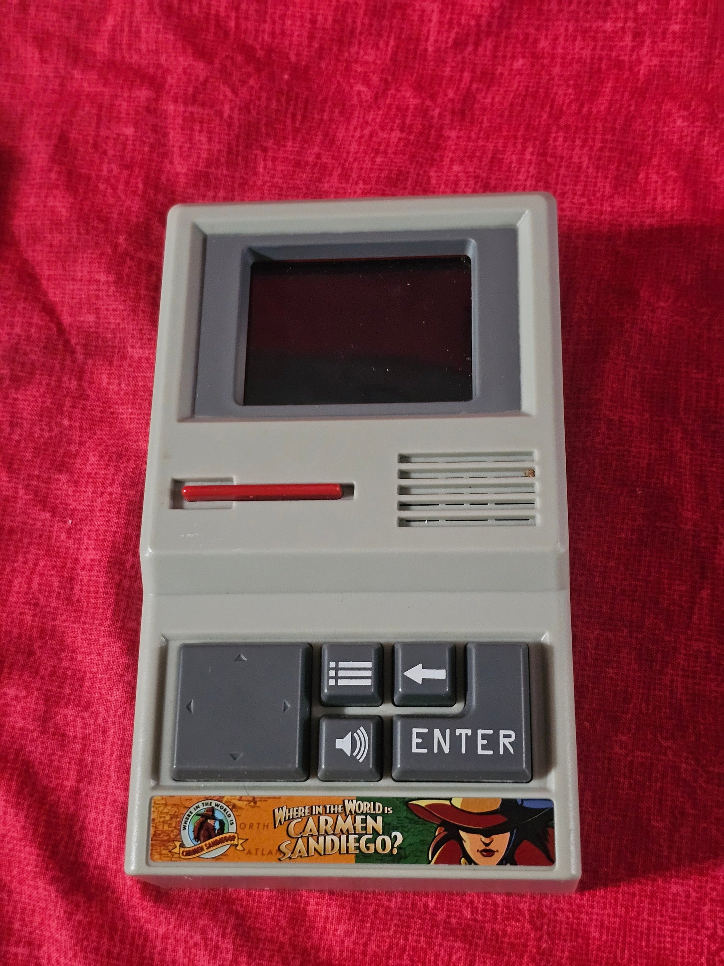 Carmen Sandiego 2019 Handheld Game – Where in the World Is Retro 90s Electronic Handheld Gift for Gamers & Collectors