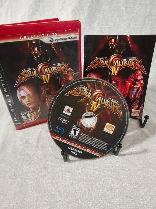 PS3 Soul Calibur 4 Video Game Sony PlayStation 3 2008 Complete Very Good Tested