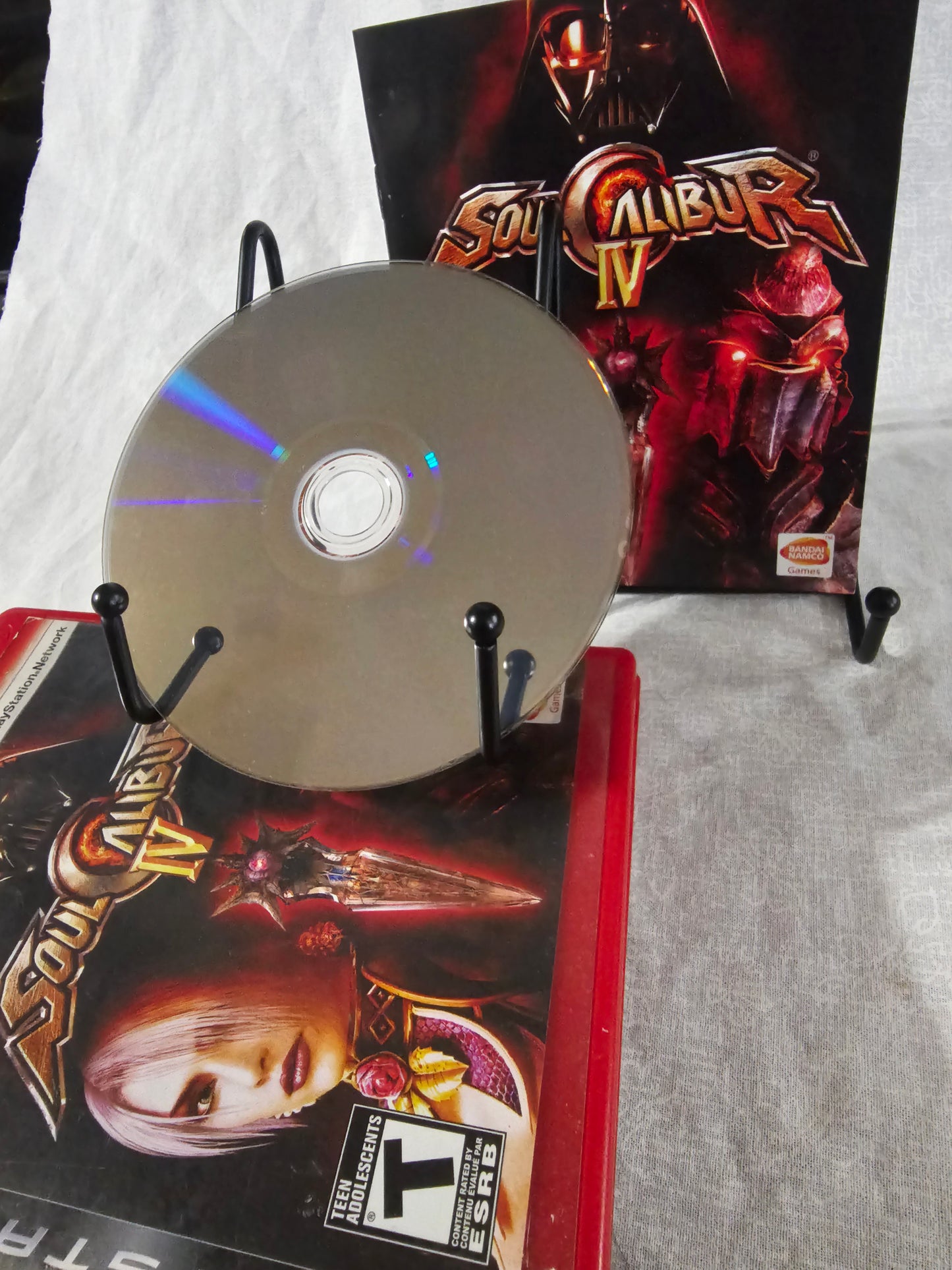 PS3 Soul Calibur 4 Video Game Sony PlayStation 3 2008 Complete Very Good Tested