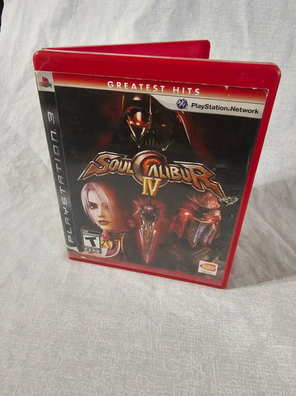 PS3 Soul Calibur 4 Video Game Sony PlayStation 3 2008 Complete Very Good Tested