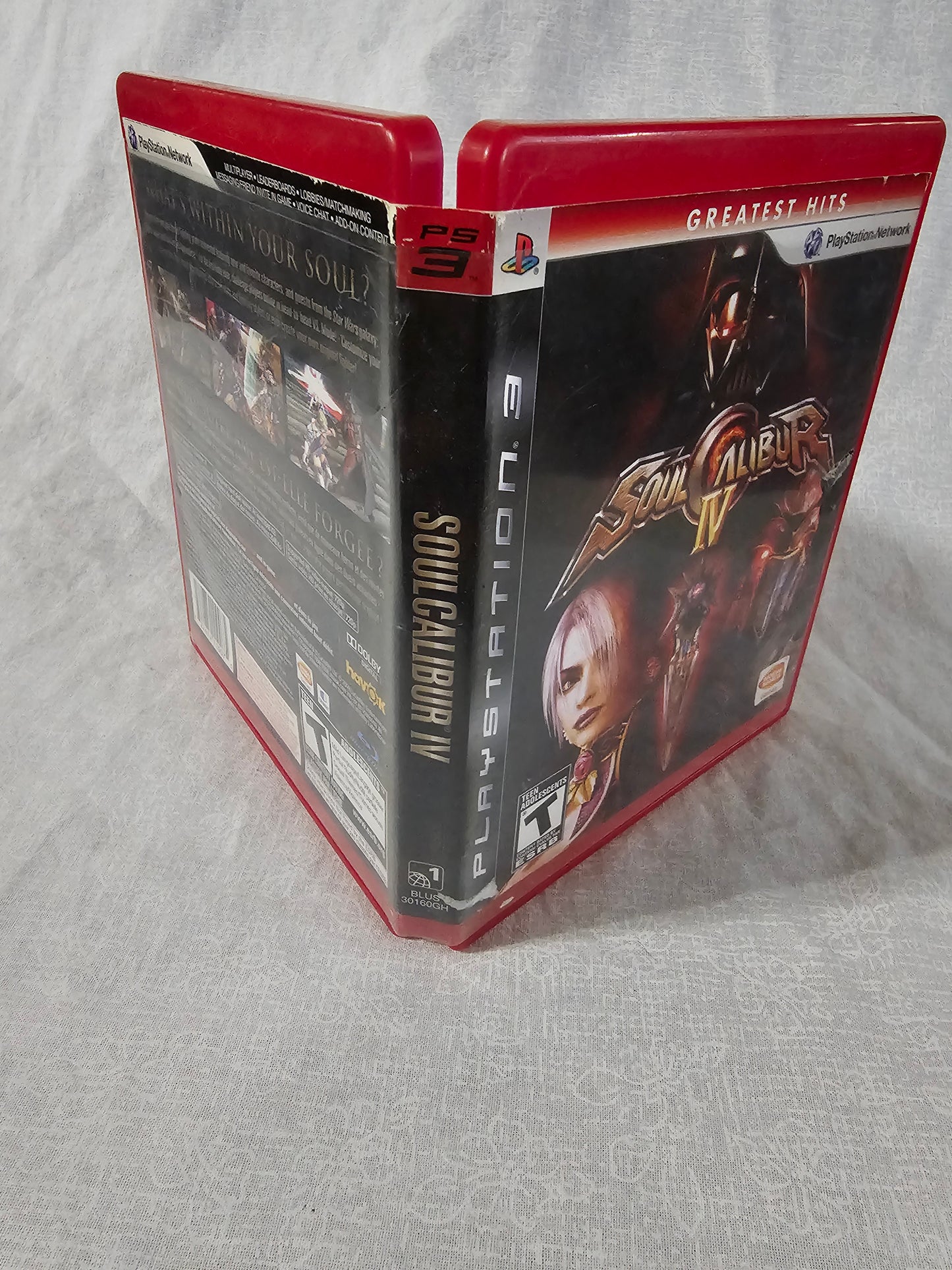 PS3 Soul Calibur 4 Video Game Sony PlayStation 3 2008 Complete Very Good Tested