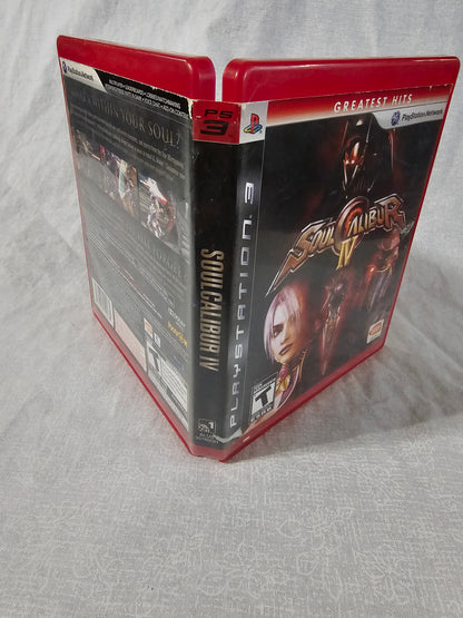 PS3 Soul Calibur 4 Video Game Sony PlayStation 3 2008 Complete Very Good Tested