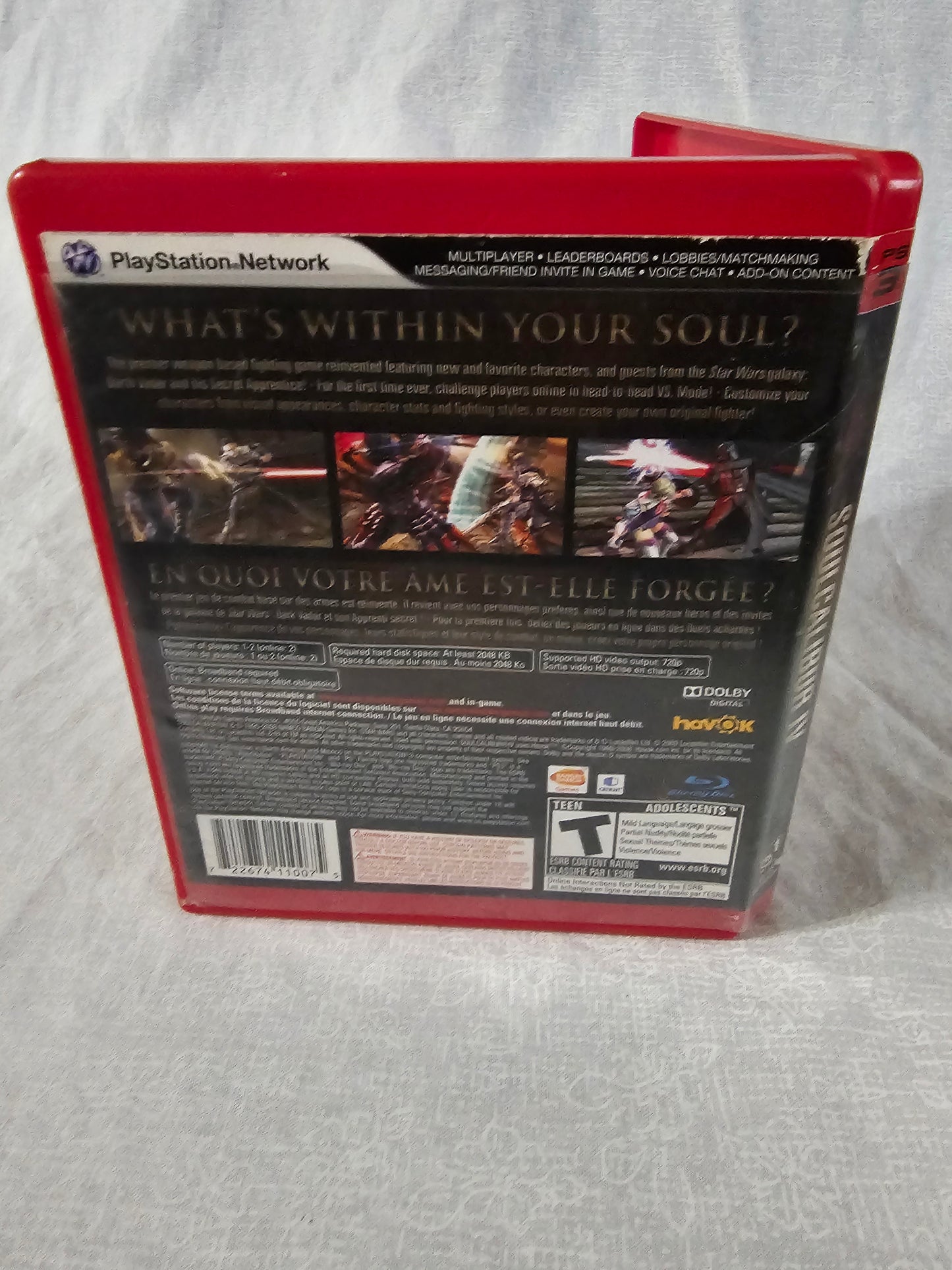PS3 Soul Calibur 4 Video Game Sony PlayStation 3 2008 Complete Very Good Tested
