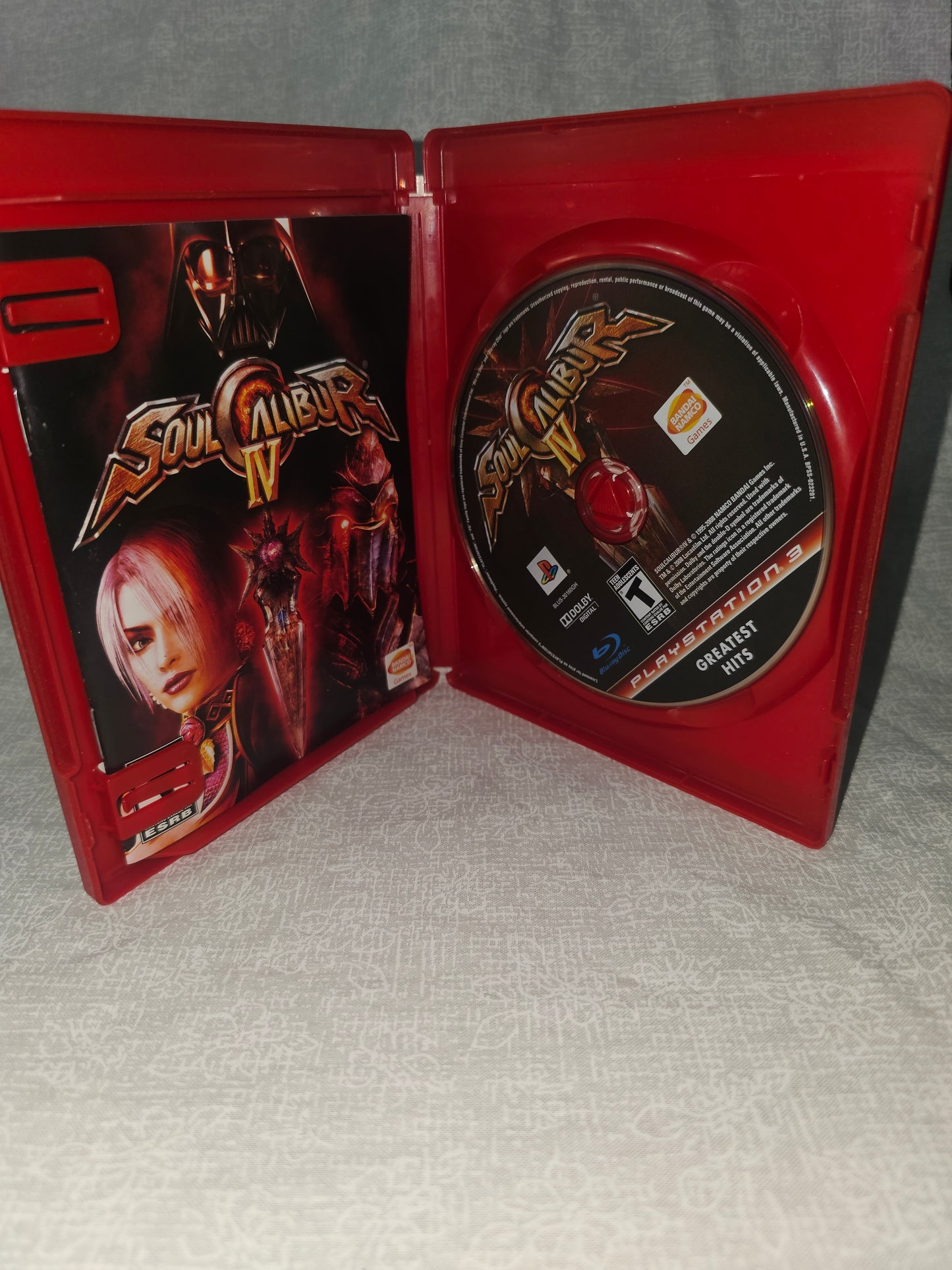 PS3 Soul Calibur 4 Video Game Sony PlayStation 3 2008 Complete Very Good Tested