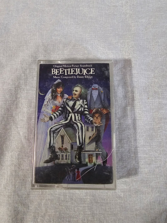 Beetlejuice Original Motion Picture Soundtrack Danny Elfman 1988 Cassette Tape