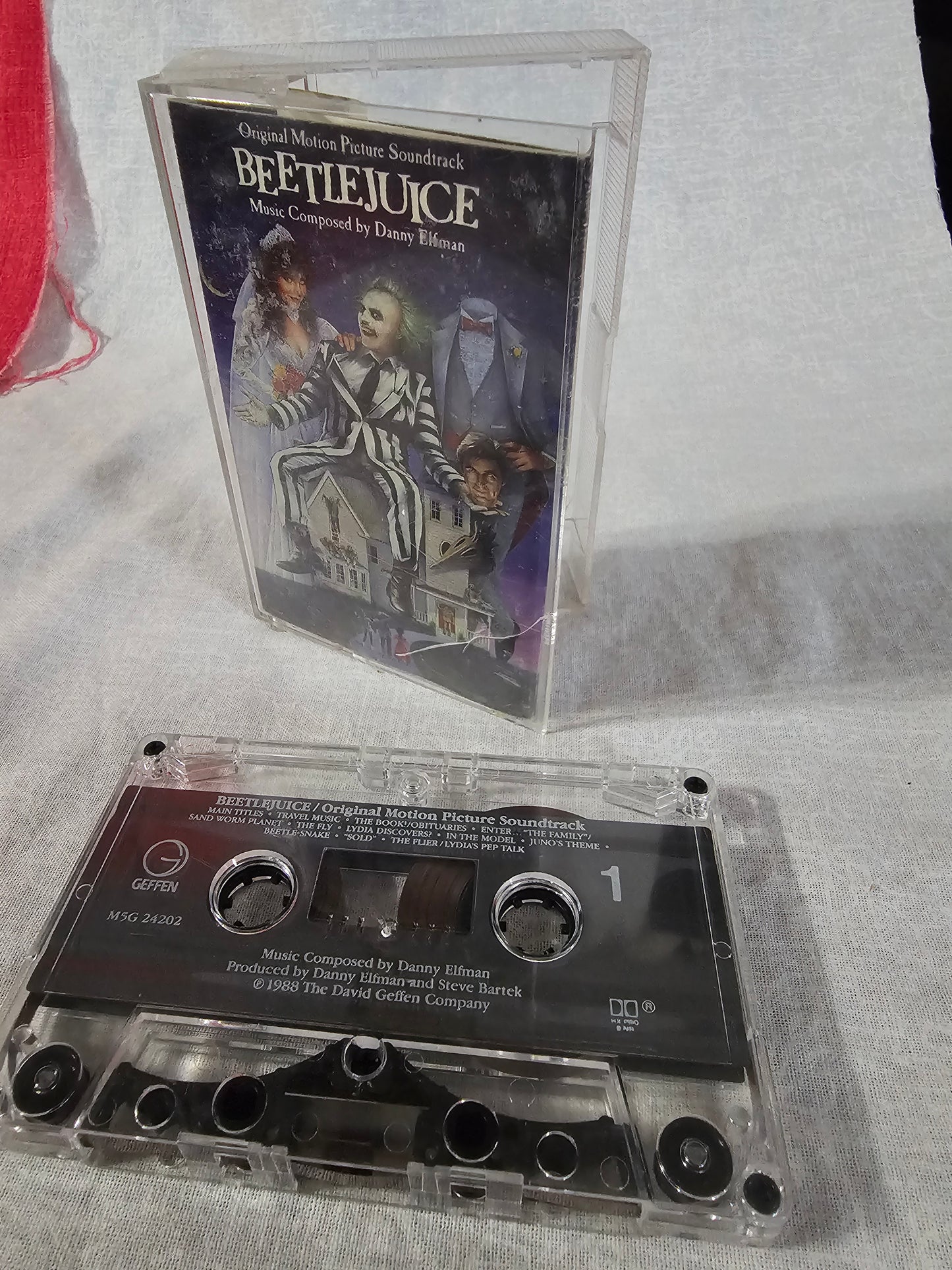 Beetlejuice Original Motion Picture Soundtrack Danny Elfman 1988 Cassette Tape