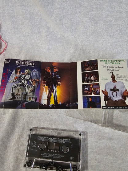 Beetlejuice Original Motion Picture Soundtrack Danny Elfman 1988 Cassette Tape