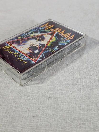 Def Leppard Hysteria Cassette Tape 1987 Chrome CrO2 Hair Metal Glam Metal EX