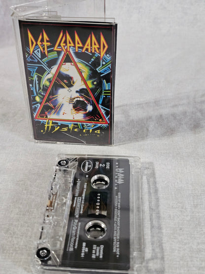 Def Leppard Hysteria Cassette Tape 1987 Chrome CrO2 Hair Metal Glam Metal EX