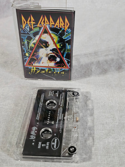 Def Leppard Hysteria Cassette Tape 1987 Chrome CrO2 Hair Metal Glam Metal EX