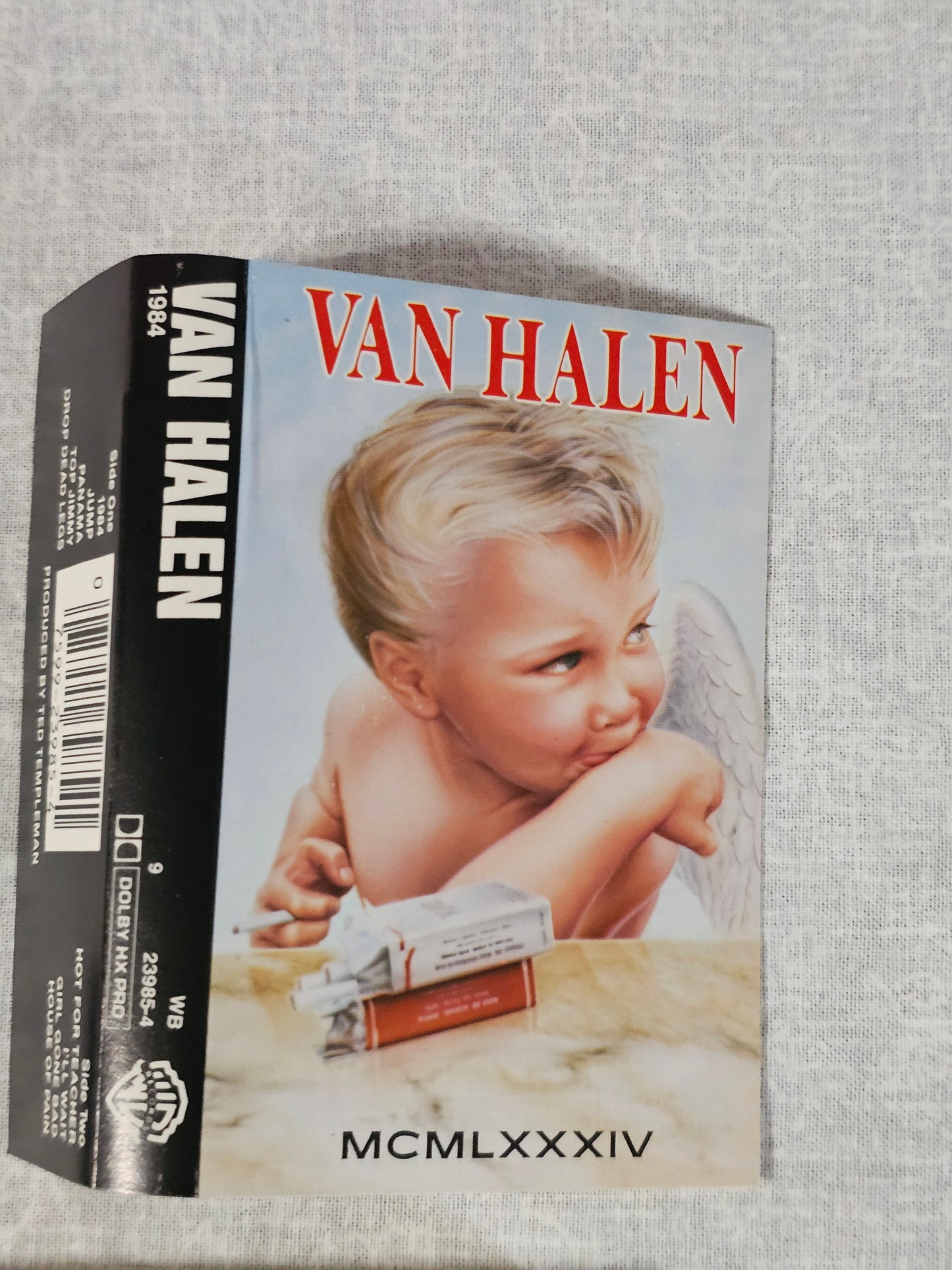 Vintage VAN HALEN 1984 Cassette Tape Classic Rock WB Record MCMLXXXIV