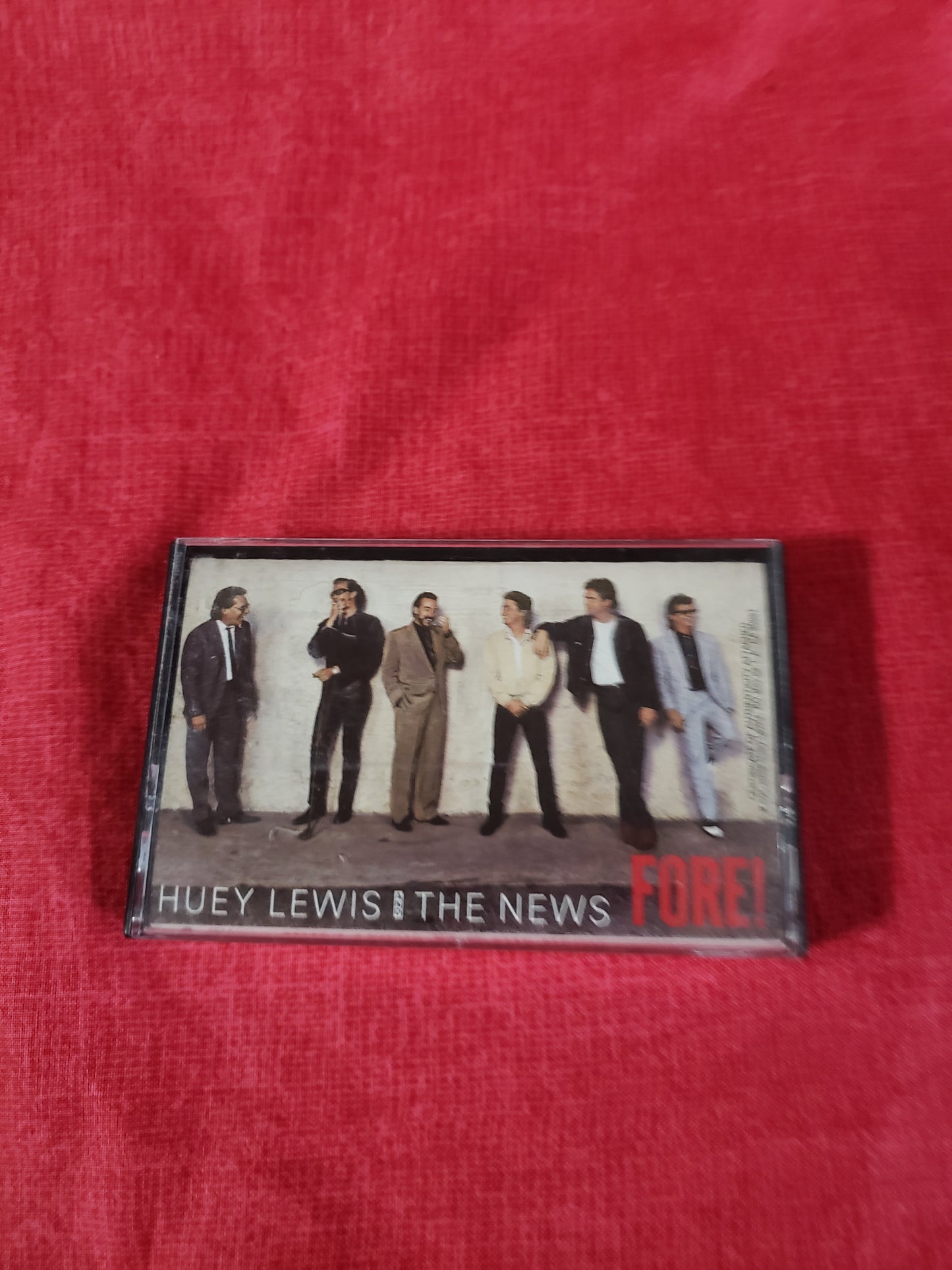 Huey Lewis and the News Cassette Tape Fore! EX/EX OVT41534