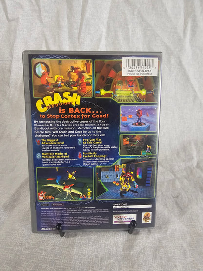 Crash Bandicoot: The Wrath of Cortex (Microsoft Xbox, 2003) Registration Card