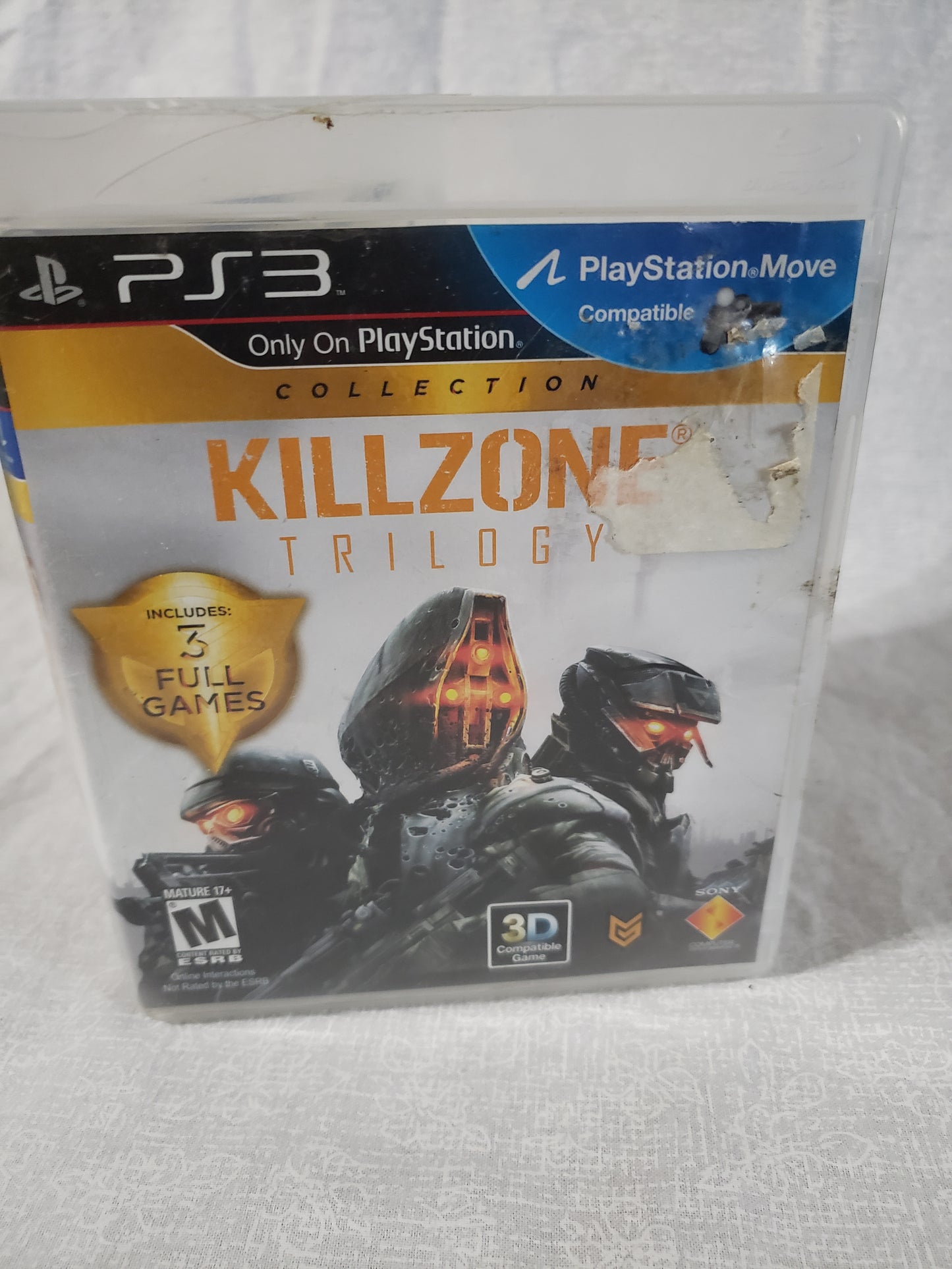 Killzone Trilogy (Sony PlayStation 3, 2012) Complete 2 Disc Set
