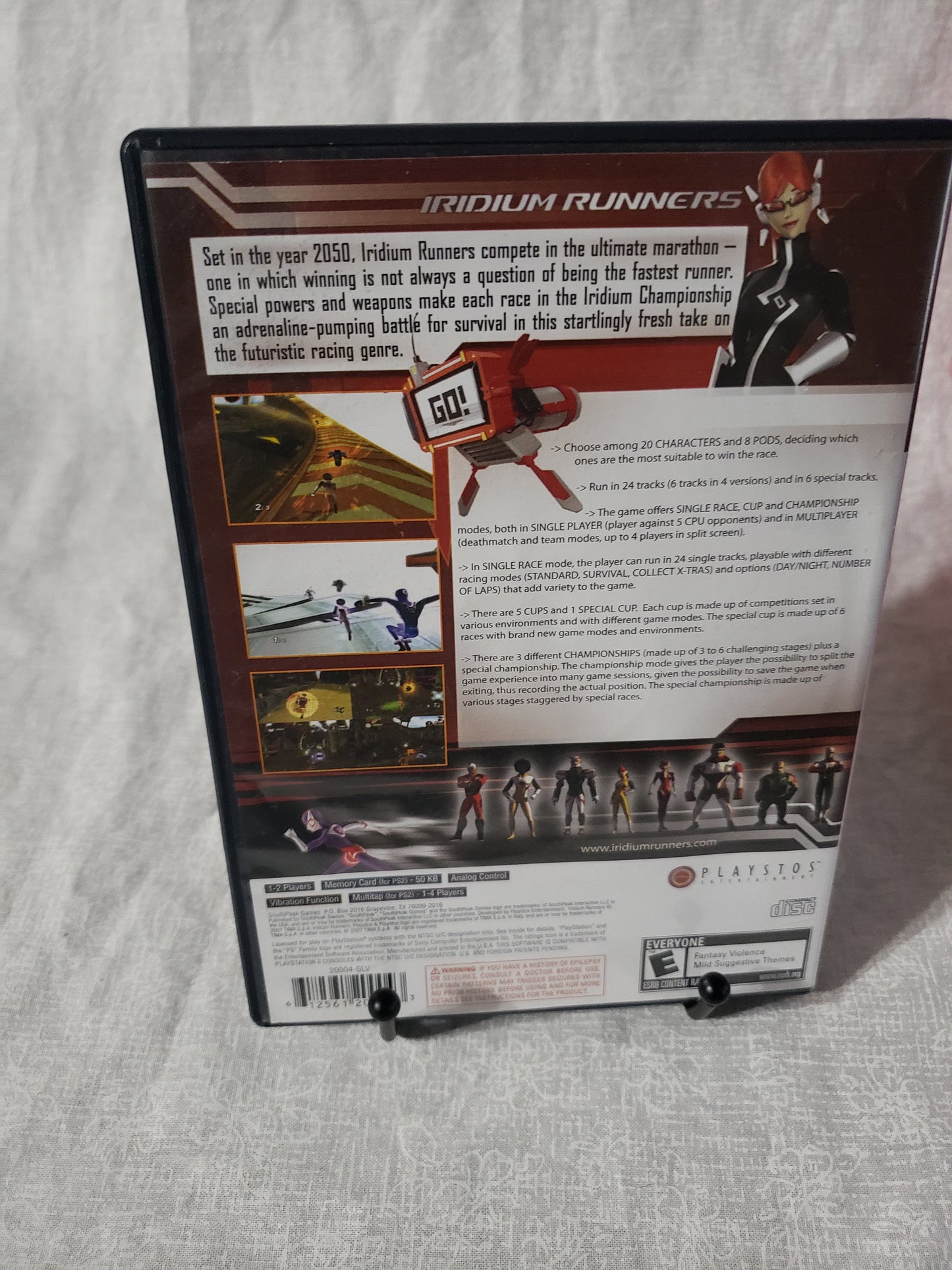 Iridium Runners (Sony PlayStation 2, 2008) Complete CIB 1 Year Guarantee