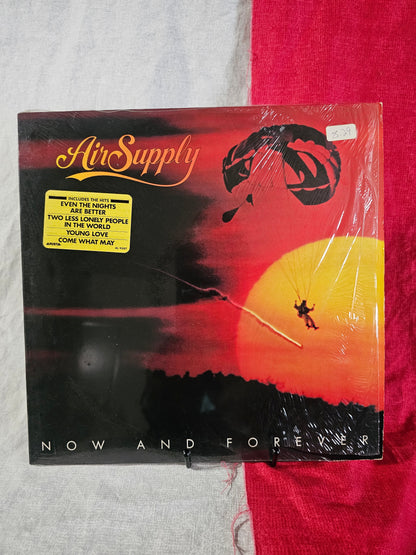 Air Supply Now And Forever Vinyl LP Arista AL 9587 Pop Rock Black 12" 33 EX/EX