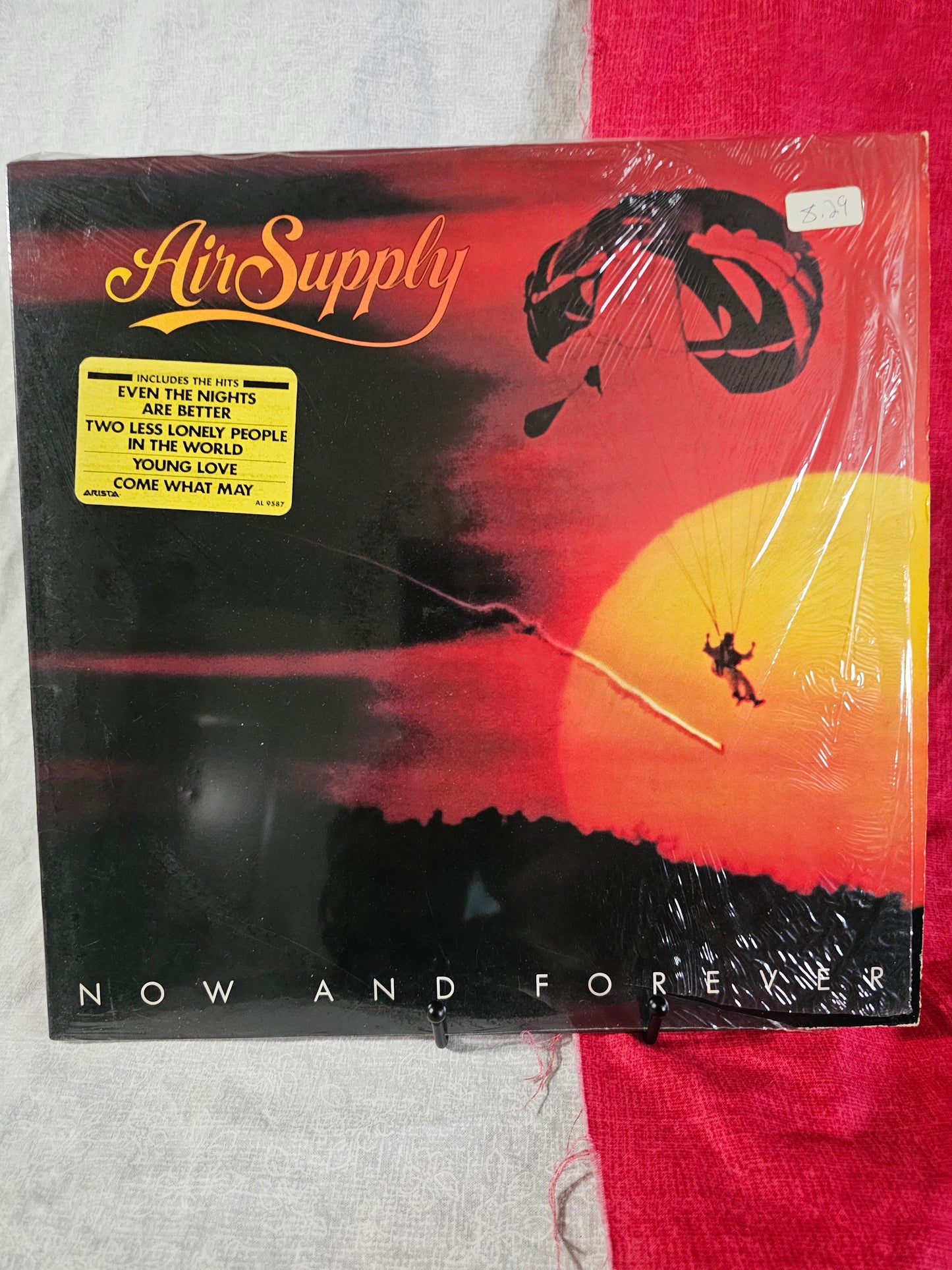 Air Supply Now And Forever Vinyl LP Arista AL 9587 Pop Rock Black 12" 33 EX/EX
