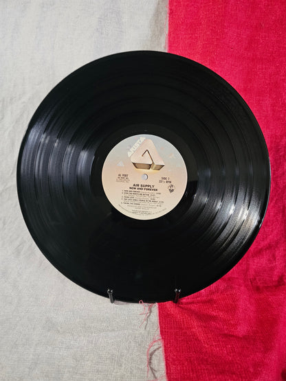 Air Supply Now And Forever Vinyl LP Arista AL 9587 Pop Rock Black 12" 33 EX/EX