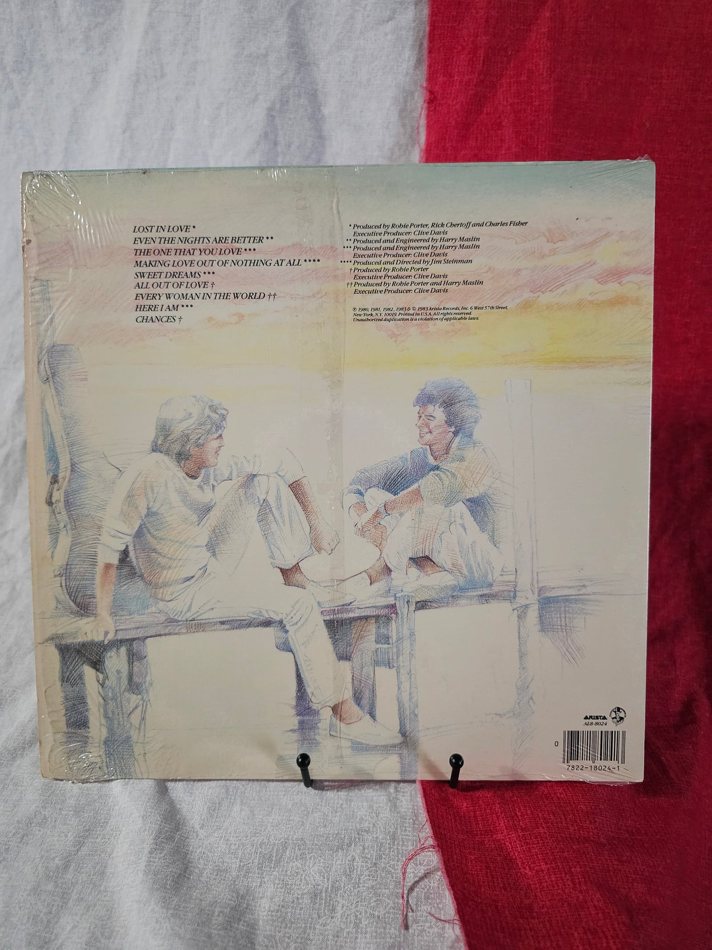 AIR SUPPLY Greatest Hits - Original USA 1983 Vinyl LP w/ Inner: Arista AL8-8024
