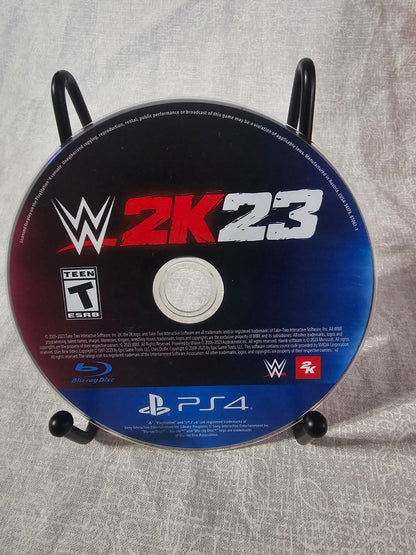 WWE 2K23 - Sony PlayStation 4 - Video Game Disc and Generic Case Good tested