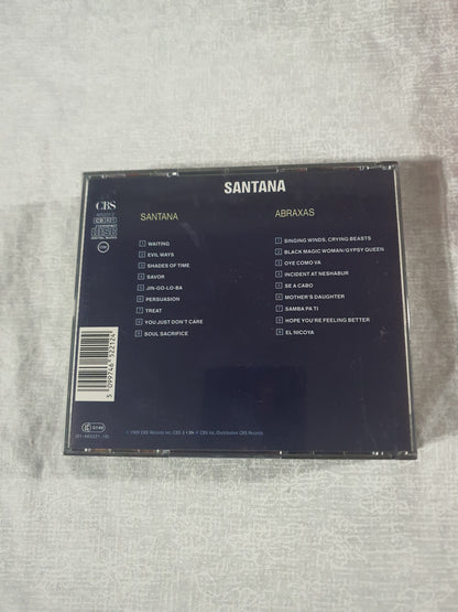 Santana Self Titled + Abraxas Album 2 CD Double Disc Bundle EX/EX CBS 4652212