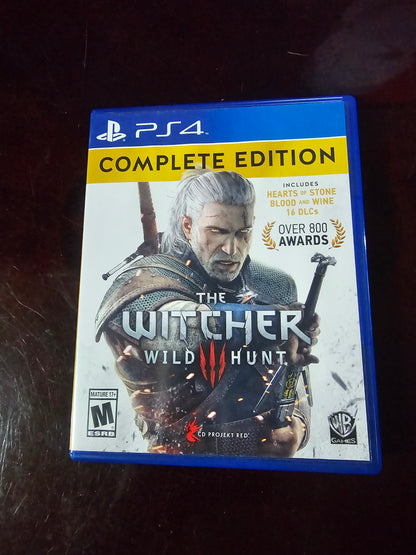 The Witcher 3: Wild Hunt - Complete Edition (Sony PlayStation 4) PS4 CIB Tested