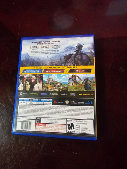 The Witcher 3: Wild Hunt - Complete Edition (Sony PlayStation 4) PS4 CIB Tested