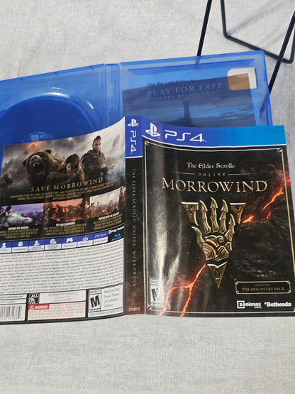 The Elder Scrolls Online: Morrowind Sony PlayStation 4 PS4 Game Tested Works