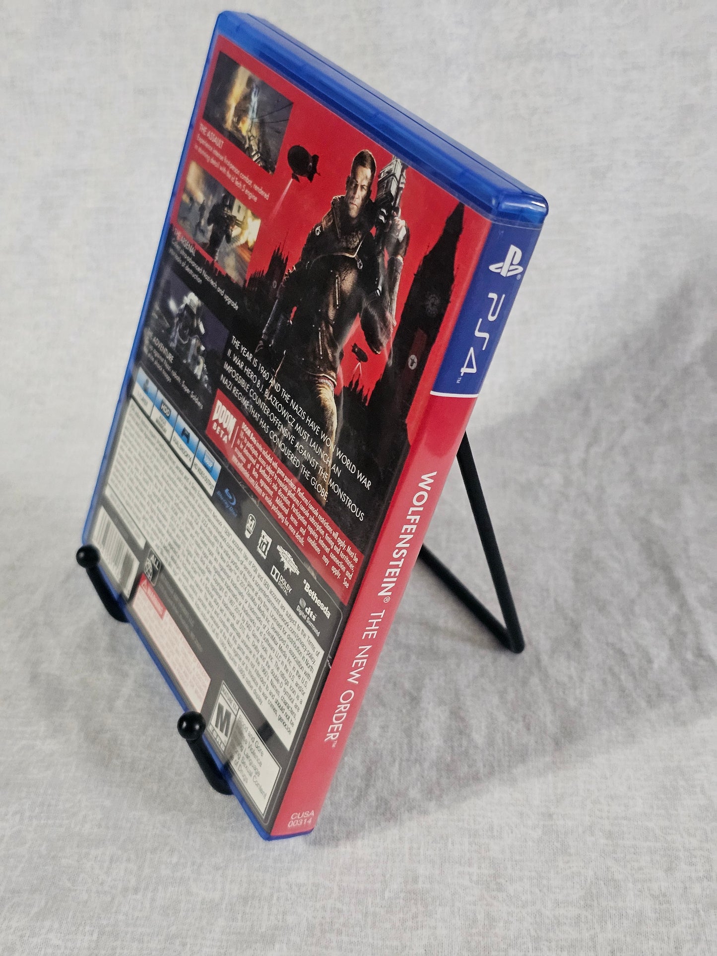 Wolfenstein: The New Order Complete CIB PS4 PlayStation 4 CUSA-00314 Tested