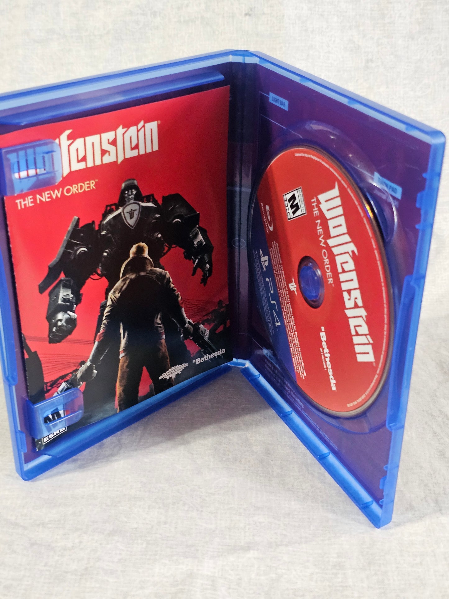 Wolfenstein: The New Order Complete CIB PS4 PlayStation 4 CUSA-00314 Tested