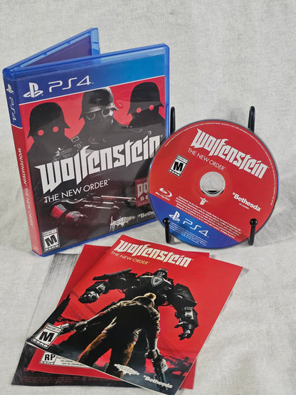 Wolfenstein: The New Order Complete CIB PS4 PlayStation 4 CUSA-00314 Tested