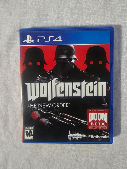 Wolfenstein: The New Order (Sony PlayStation 4, 2014) Complete