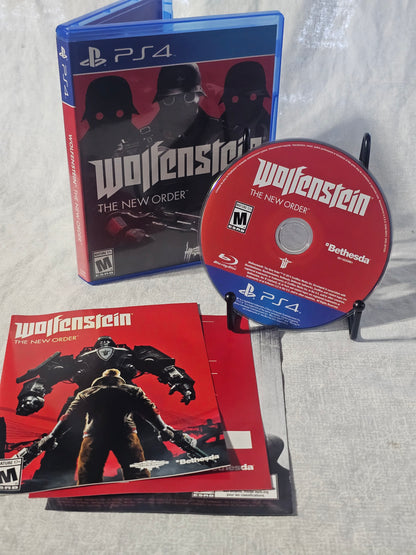 Wolfenstein: The New Order (Sony PlayStation 4, 2014) Complete