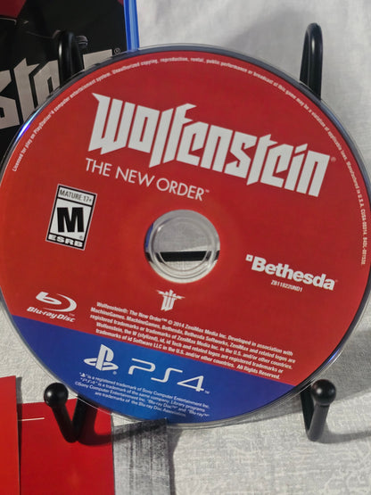 Wolfenstein: The New Order (Sony PlayStation 4, 2014) Complete