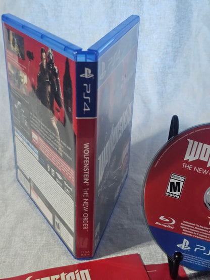 Wolfenstein: The New Order (Sony PlayStation 4, 2014) Complete