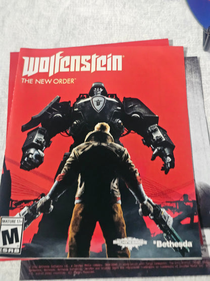 Wolfenstein: The New Order (Sony PlayStation 4, 2014) Complete