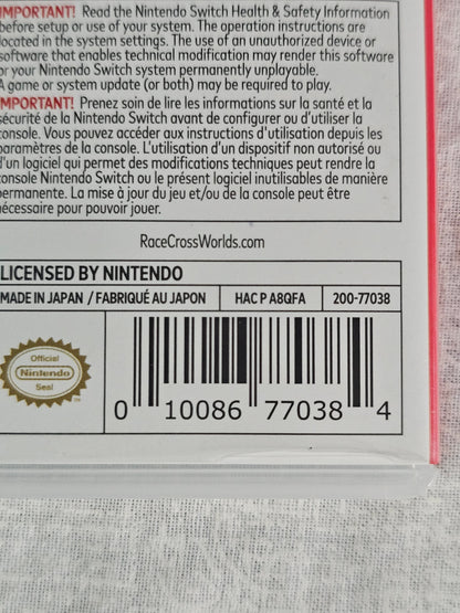 Sonic Racing: CrossWorlds (Nintendo Switch, 2025) Complete