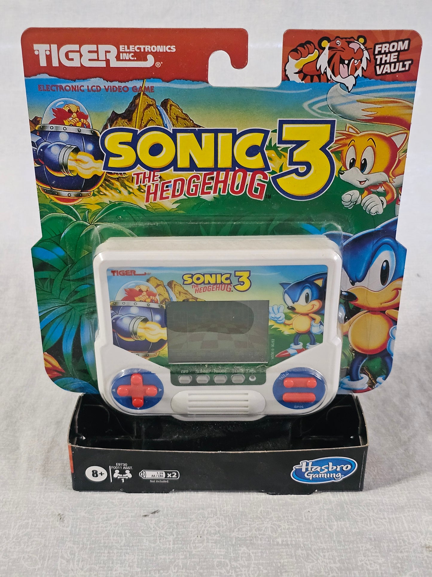 Sonic 3 Tiger Electronic Toy - Vintage Handheld Game | Retro Sonic the Hedgehog 3 Electronic Game for Gamers, Kids, Adults & Collectors