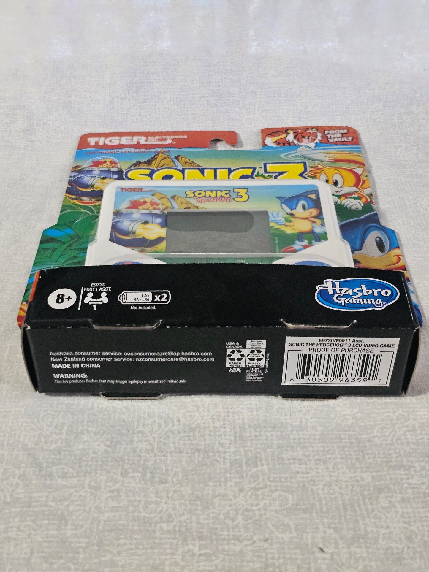 Sonic 3 Tiger Electronic Toy - Vintage Handheld Game | Retro Sonic the Hedgehog 3 Electronic Game for Gamers, Kids, Adults & Collectors