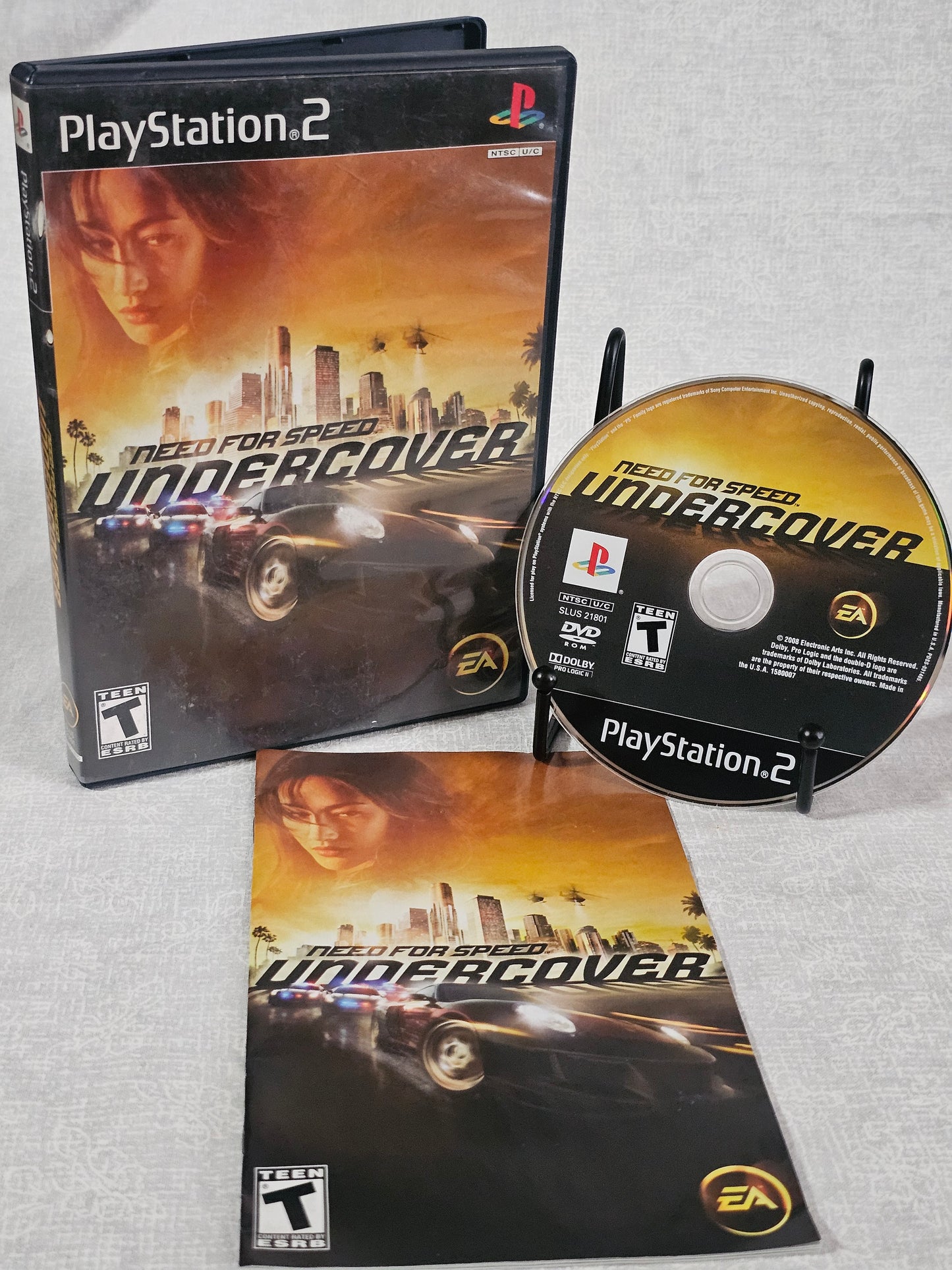 Need for Speed Undercover PlayStation 2 PS2 2008 Complete - CIB Racing Game | NFS Undercover EA Black Box